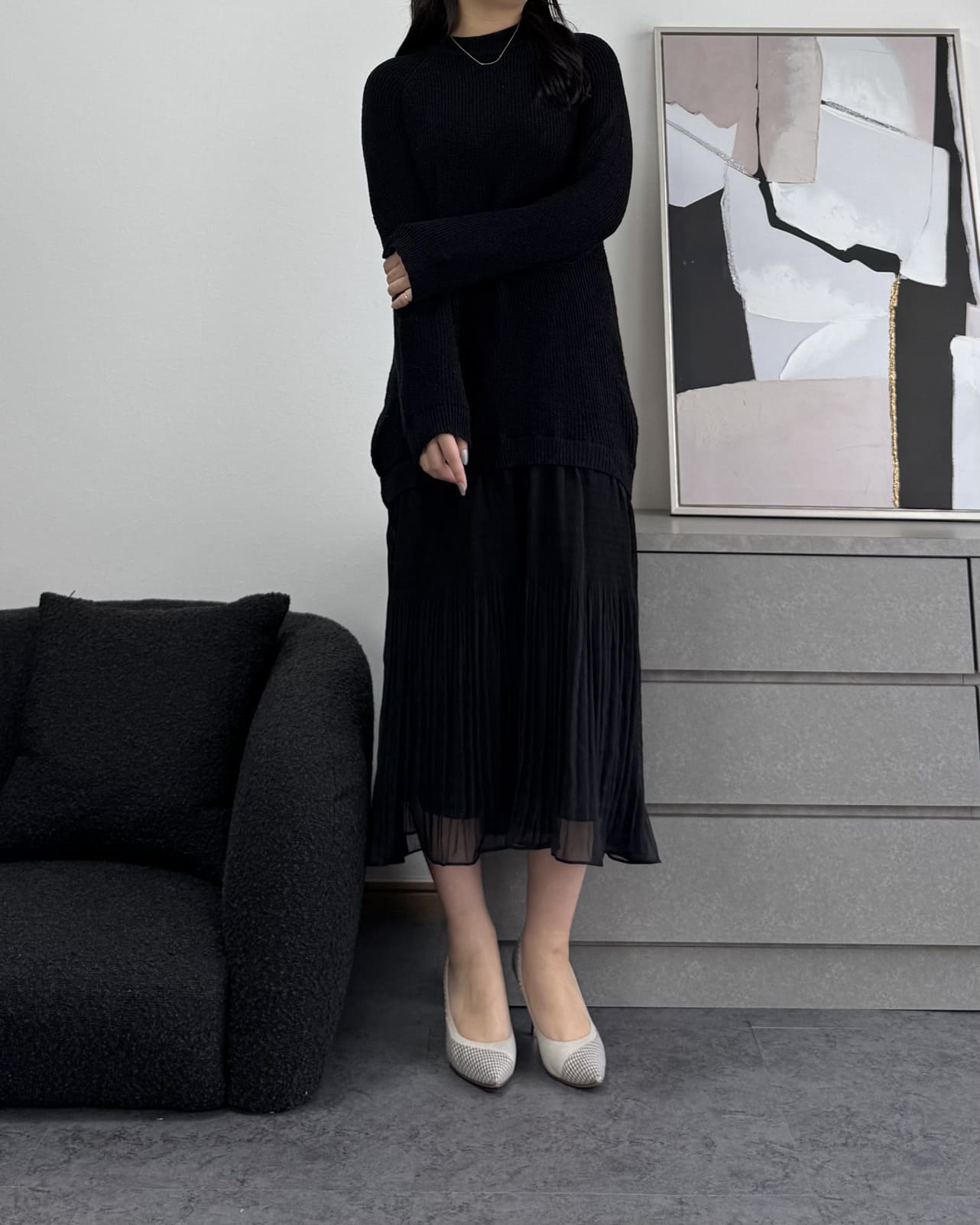 シフォンドッキングワンピース