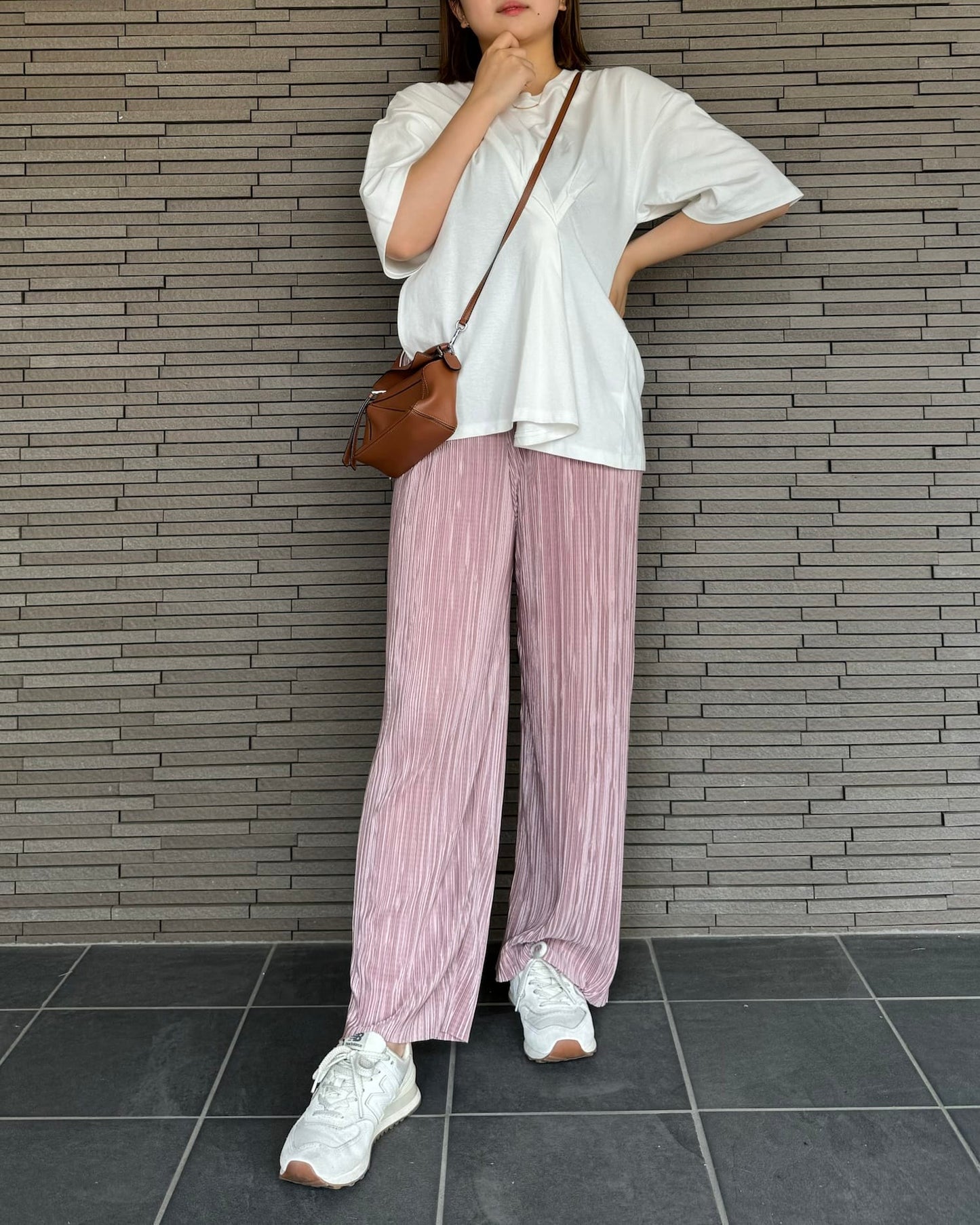 サマープリーツパンツ