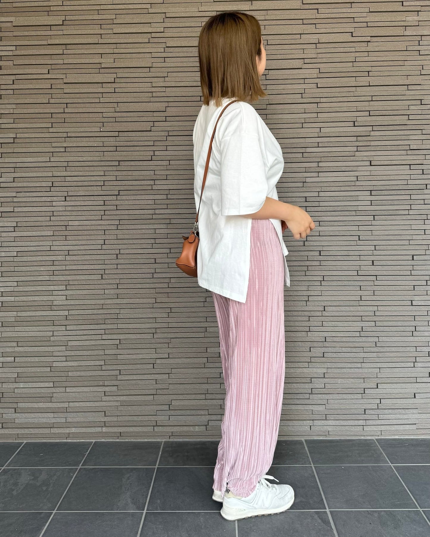 サマープリーツパンツ
