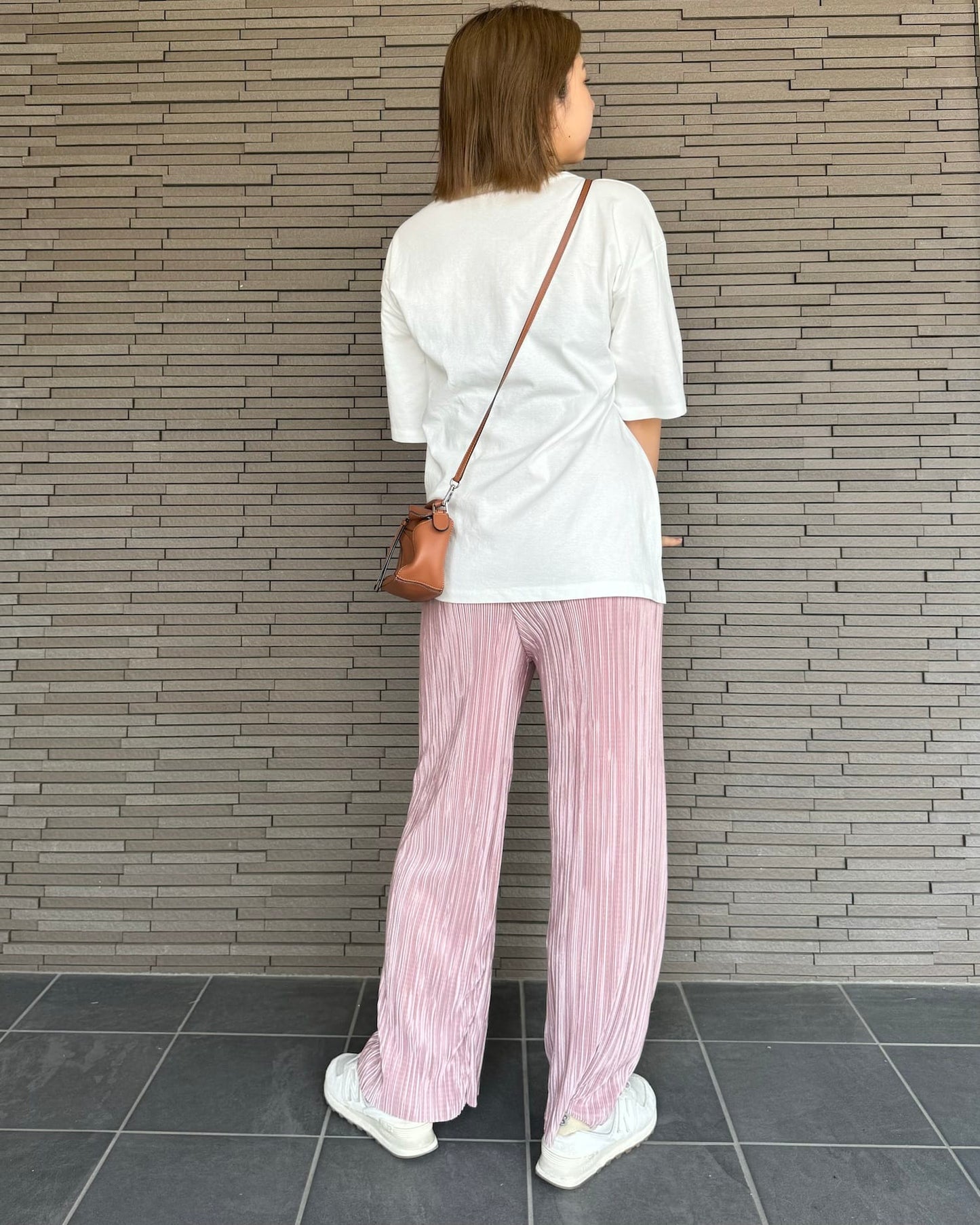 サマープリーツパンツ