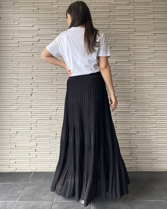 ロングシフォンスカート