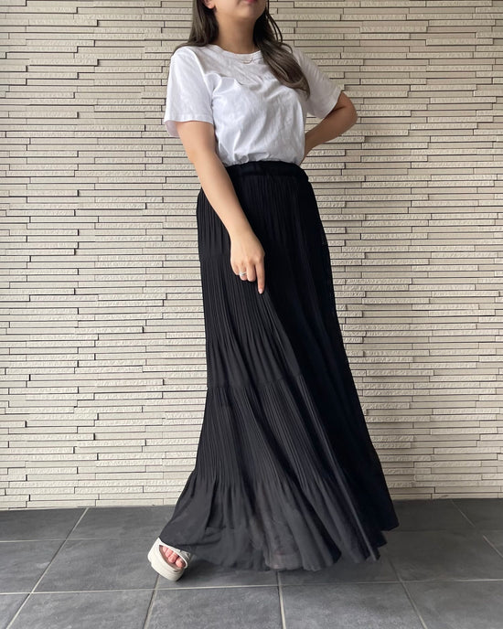 ロングシフォンスカート