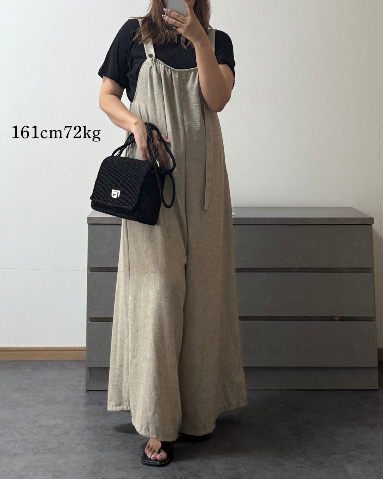 【7/9までのセール価格】体型カバーリラックスオールインワン