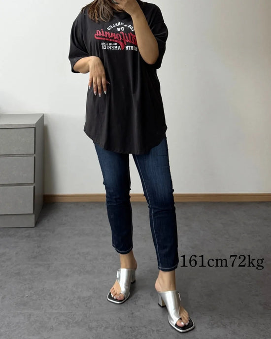 【7/2までのセール価格】カリフォルニアロゴオーバーTシャツ