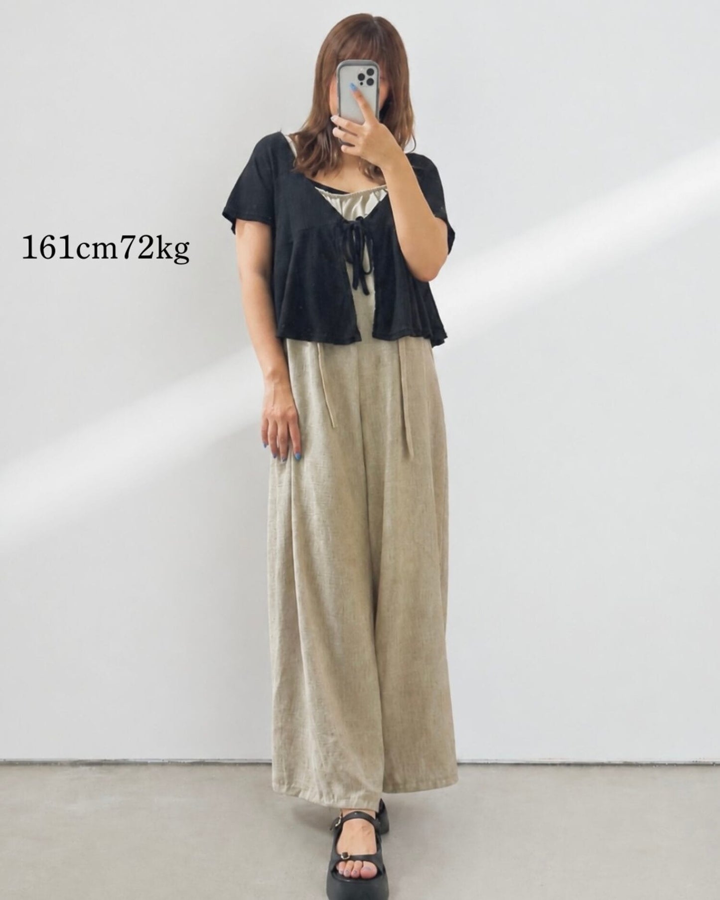 【7/9までのセール価格】体型カバーリラックスオールインワン
