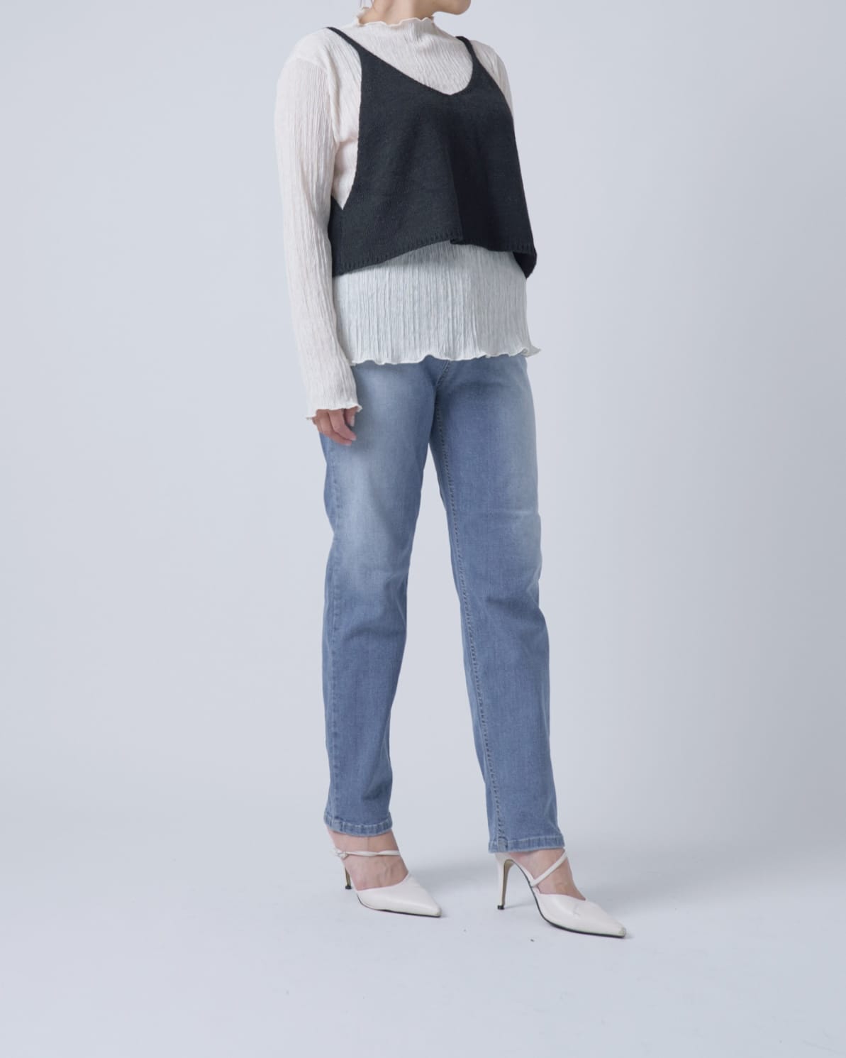 シフォンリラックスプルオーバー