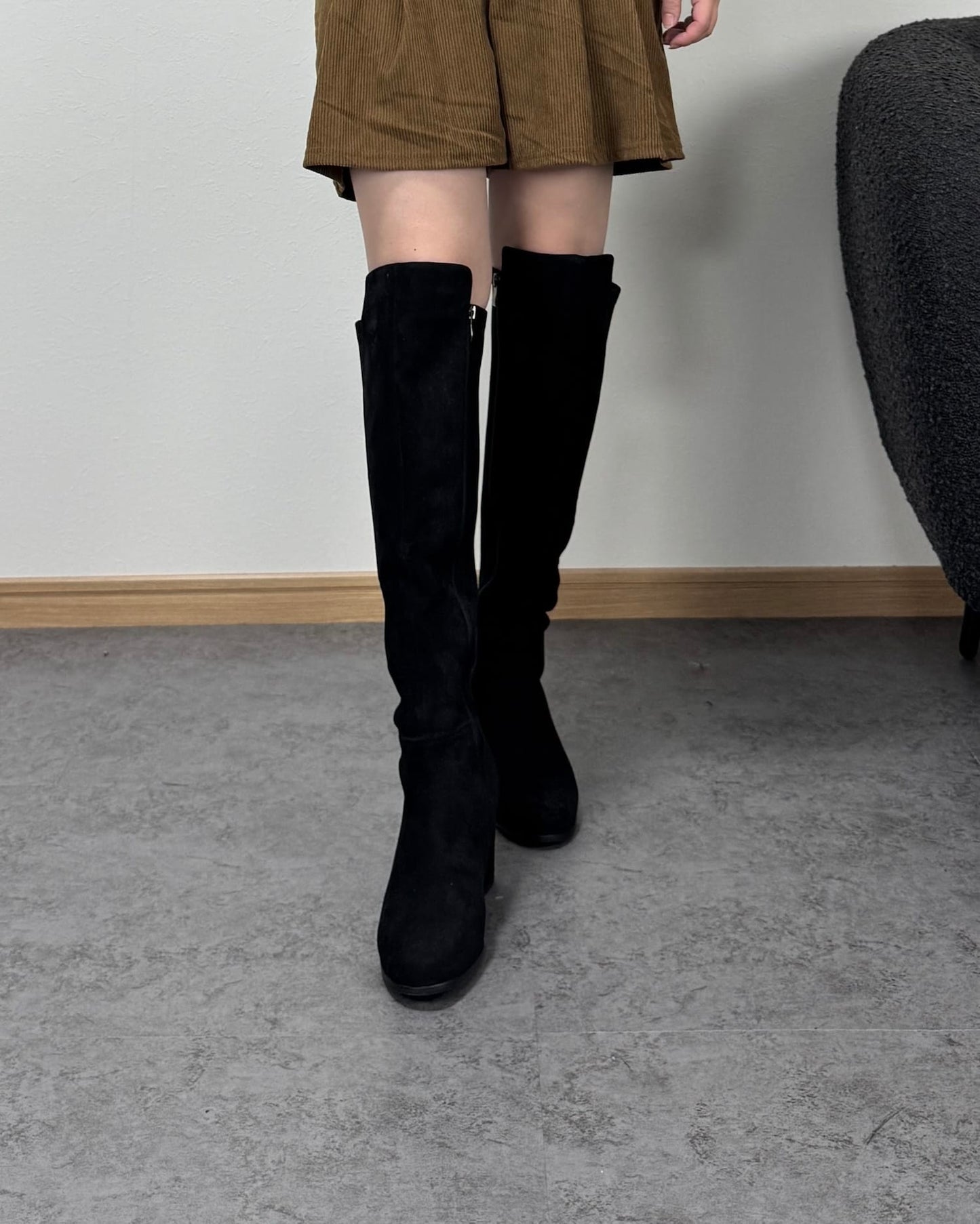 【美シルエット】ロングブーツ