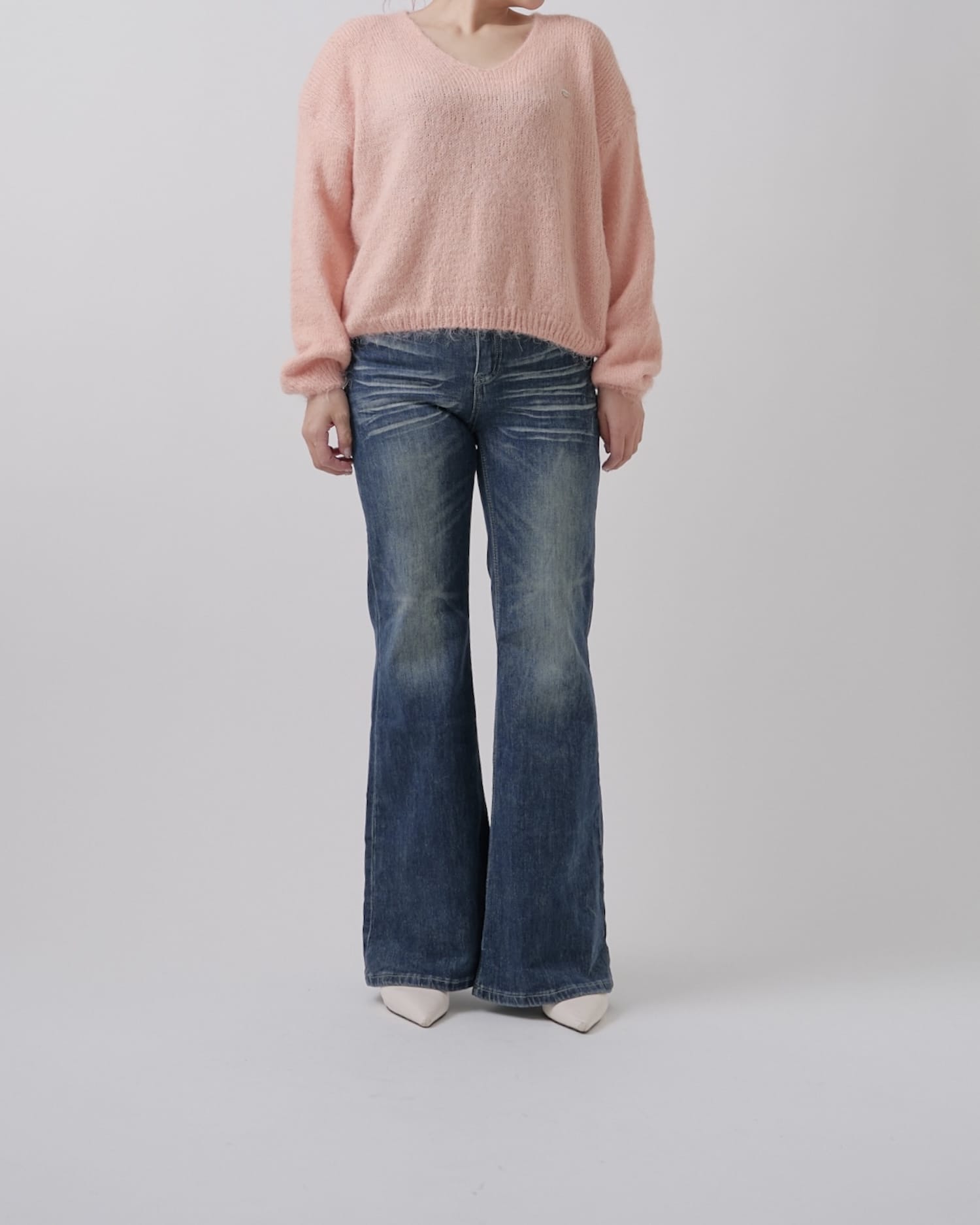 ヒゲウォッシュドデニム