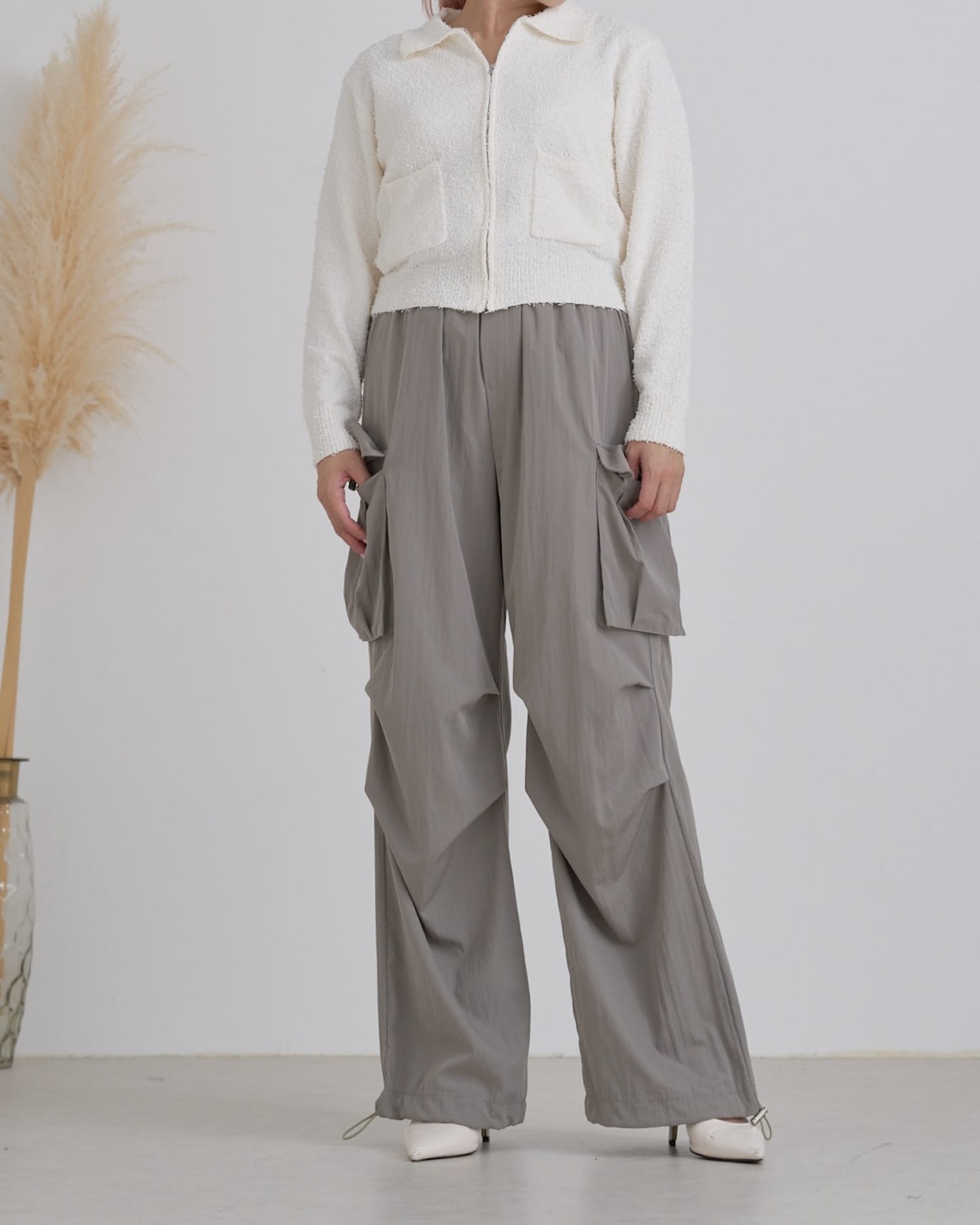 パイル風センタージップカットソー – O.W