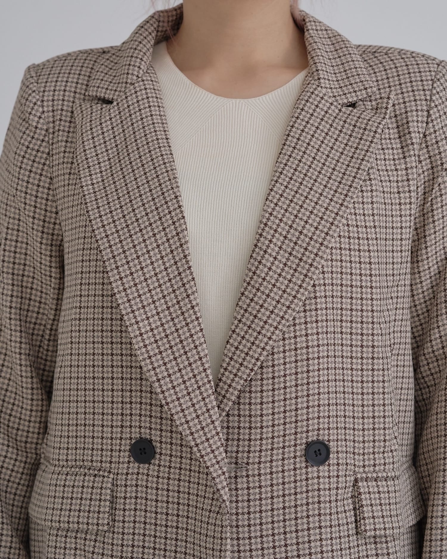 千鳥チェックジャケット – O.W