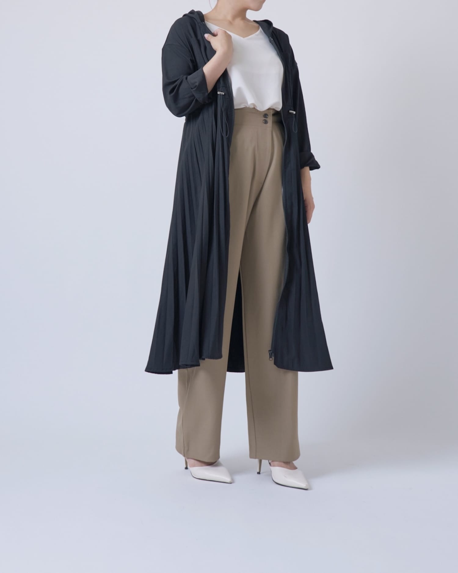 センタージップワンピース