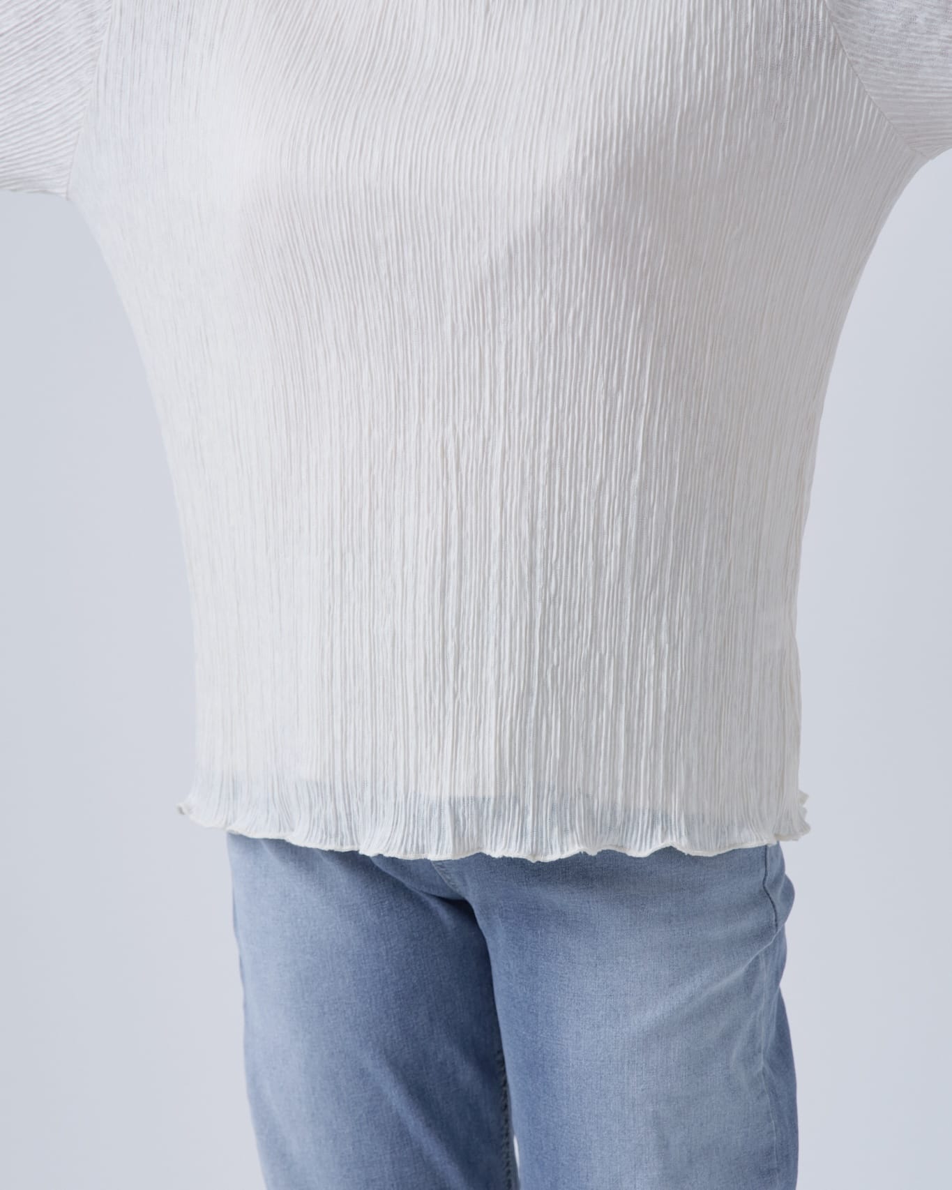 シフォンリラックスプルオーバー