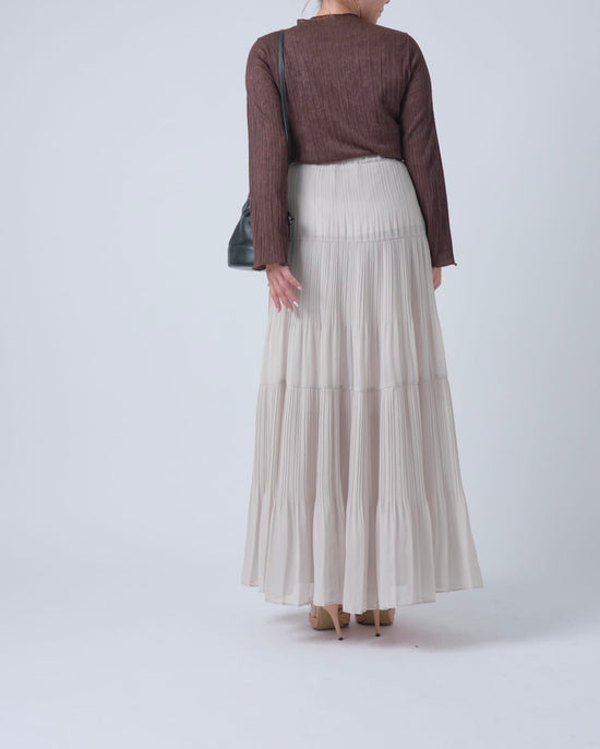 シフォンリラックスプルオーバー