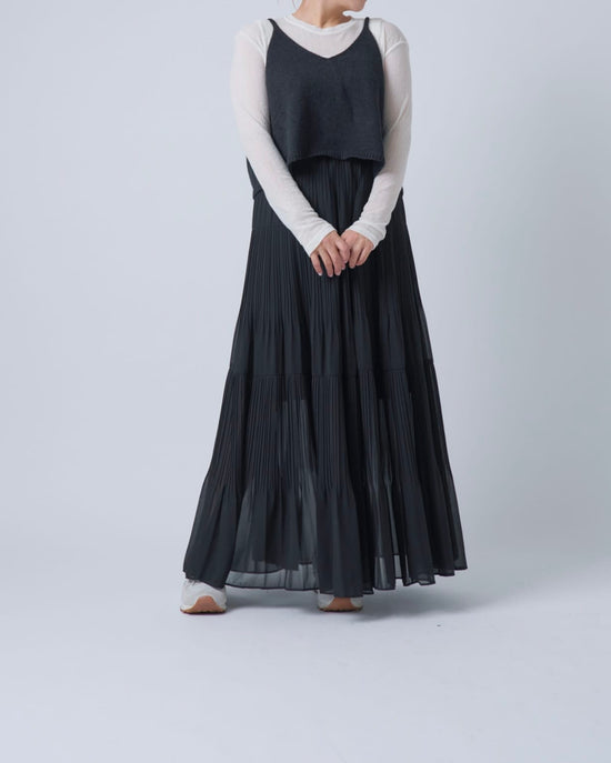 リボンニットビスチェ