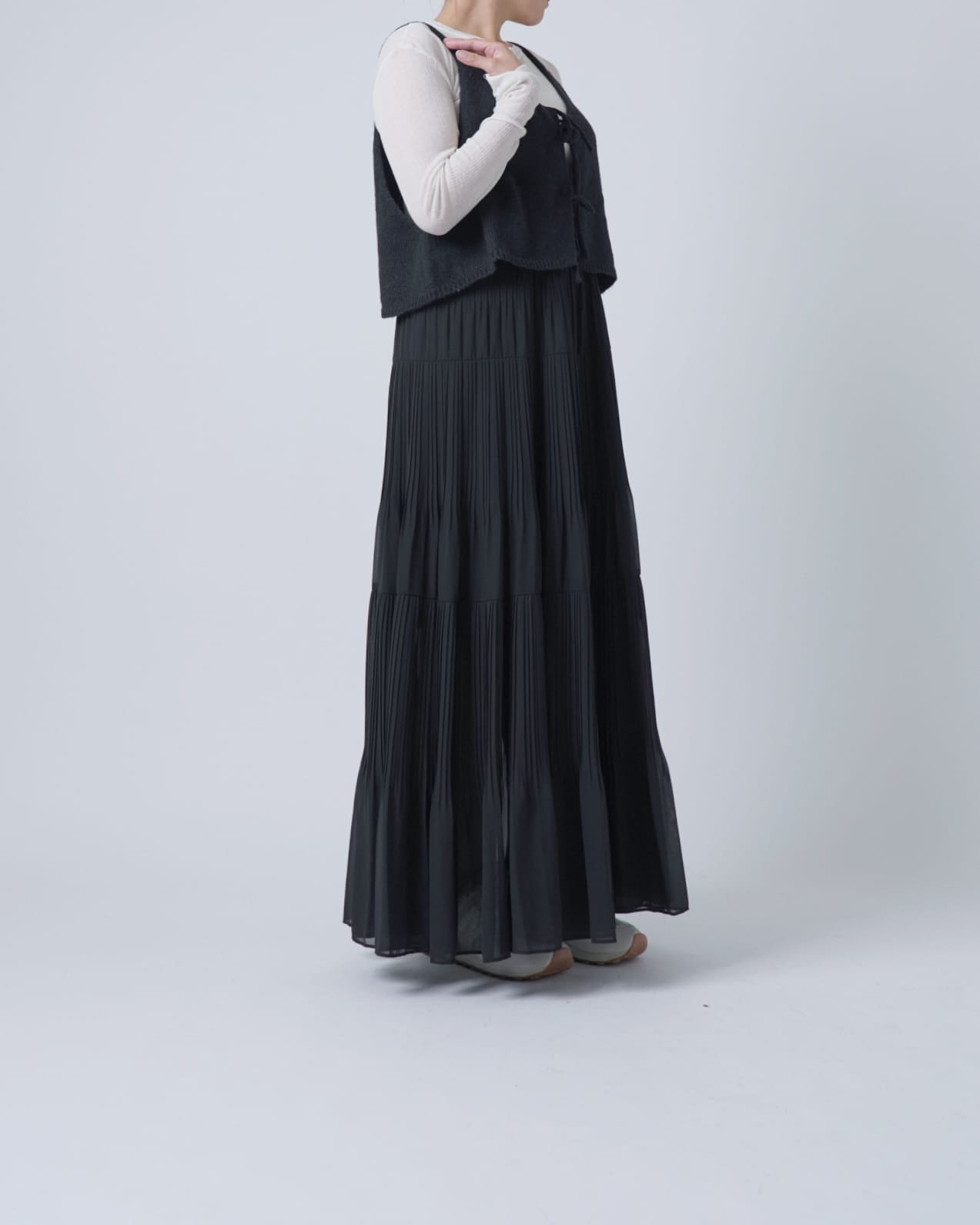 リボンニットビスチェ