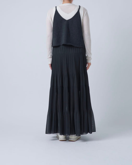 リボンニットビスチェ