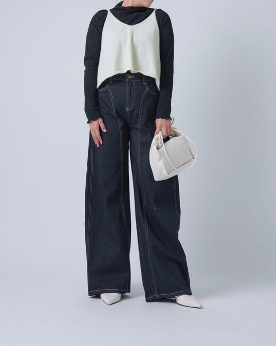 リボンニットビスチェ