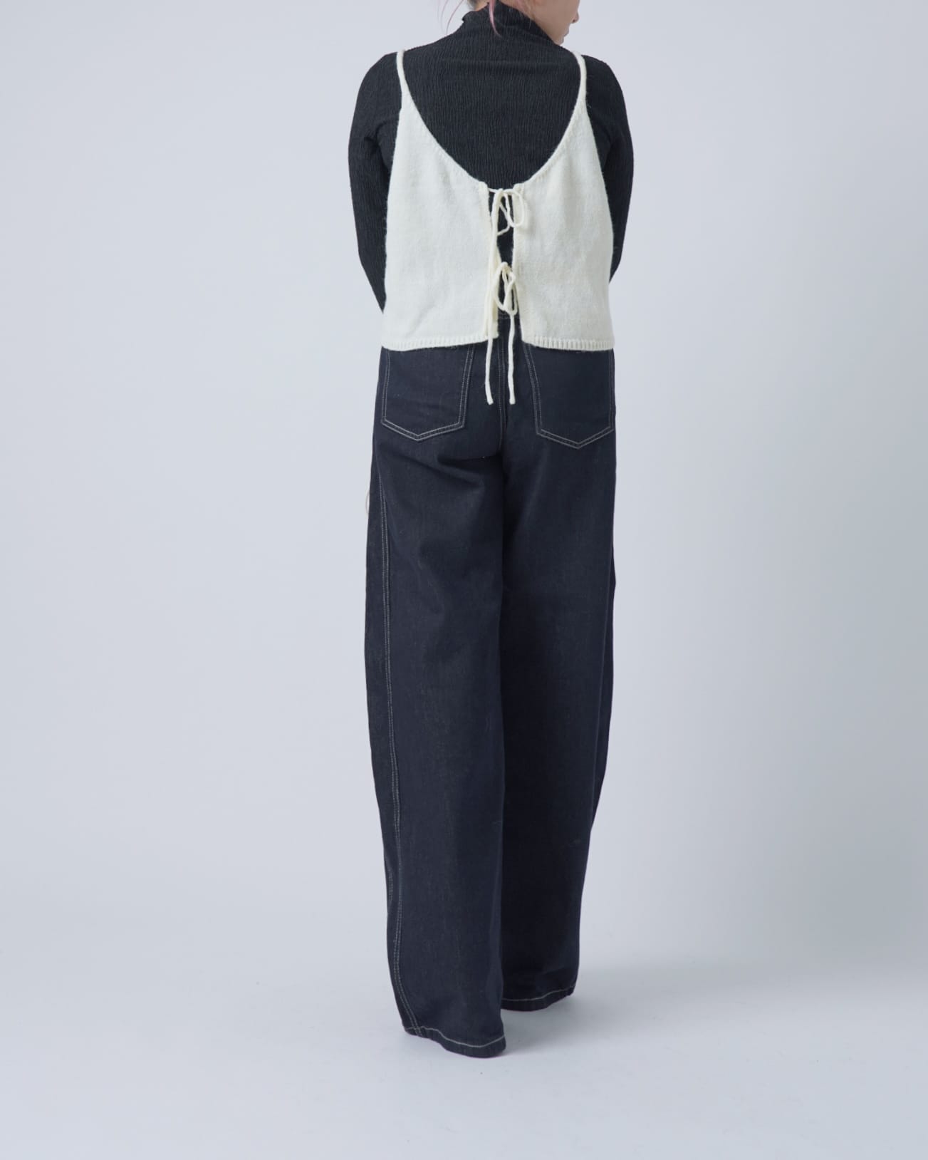 リボンニットビスチェ