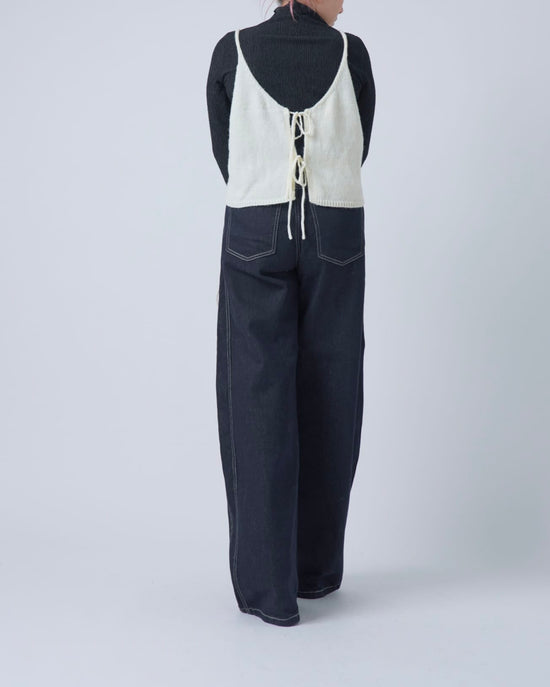 リボンニットビスチェ