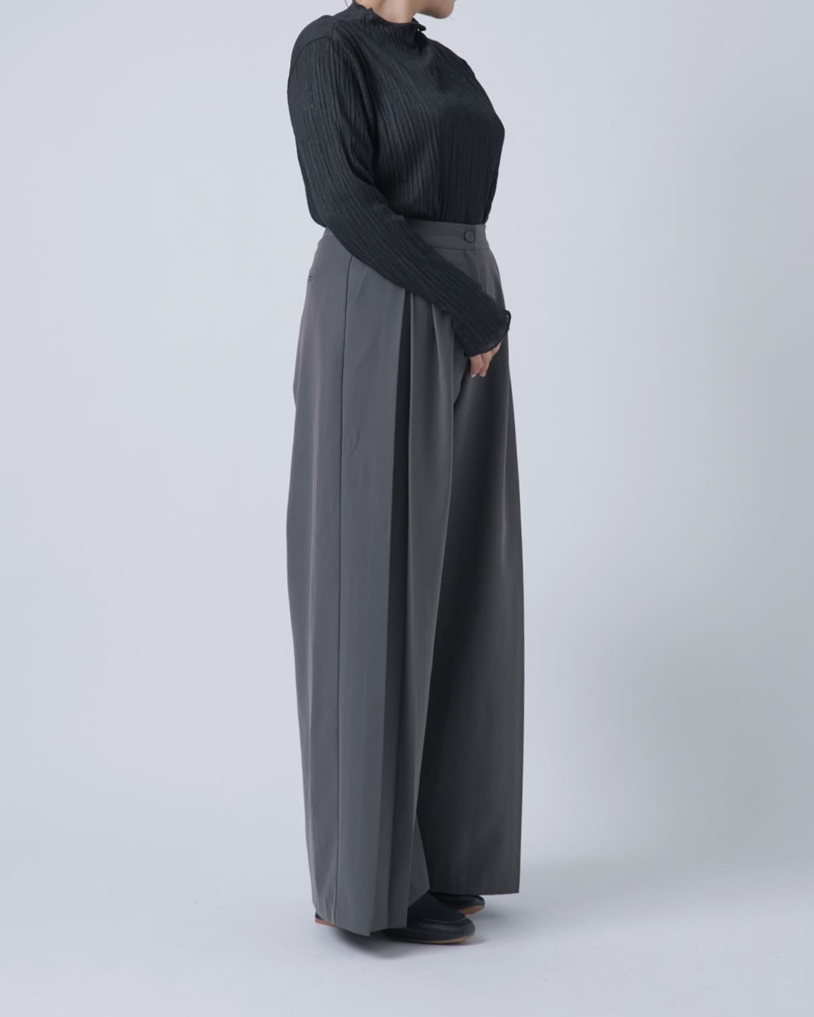 シフォンリラックスプルオーバー