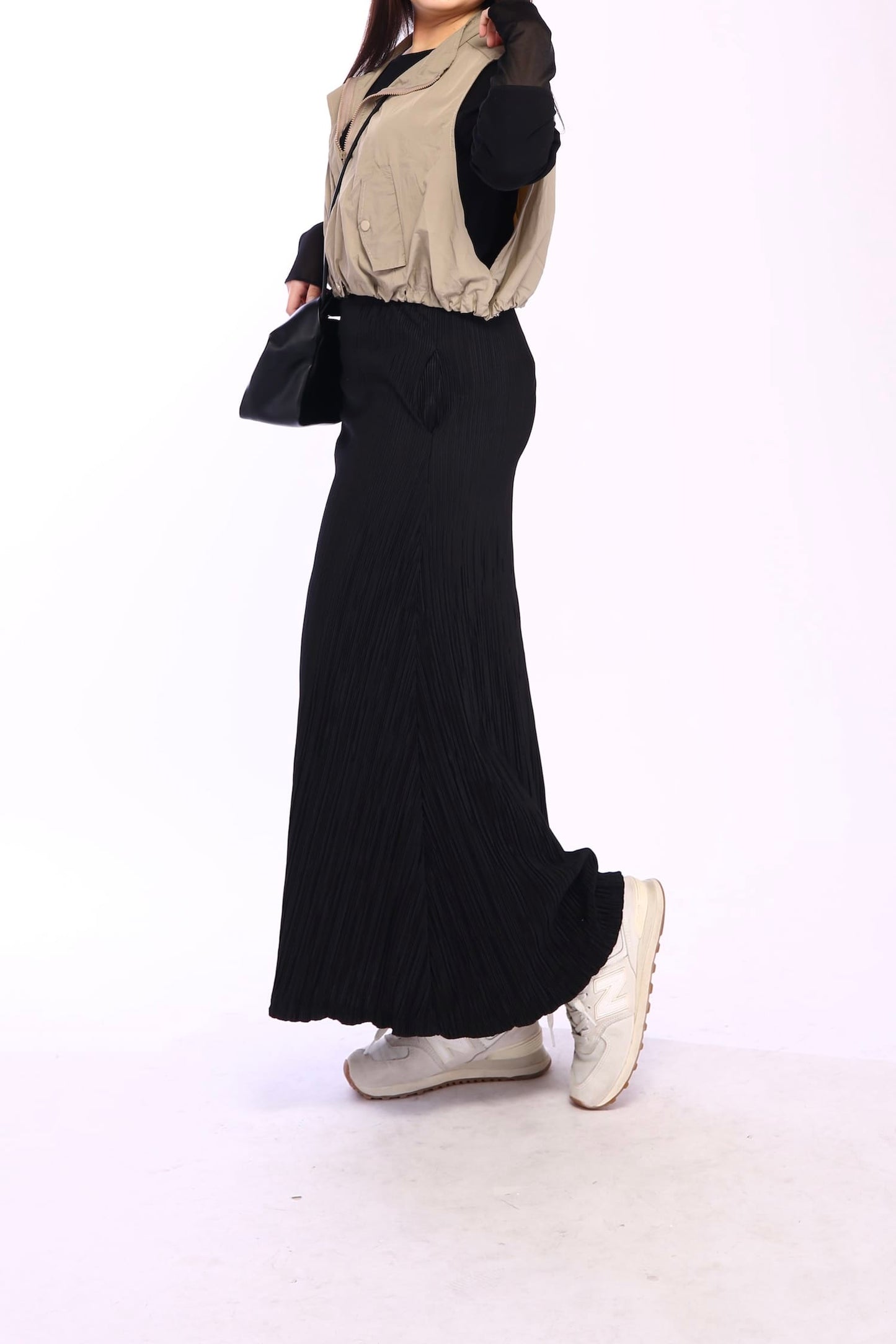リブマーメイドスカート
