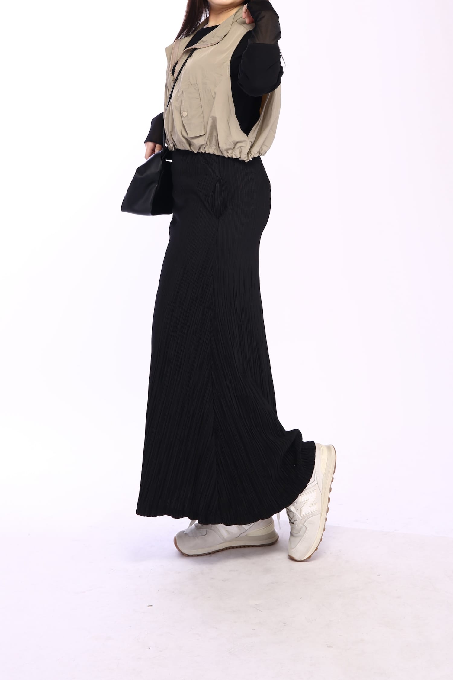 リブマーメイドスカート