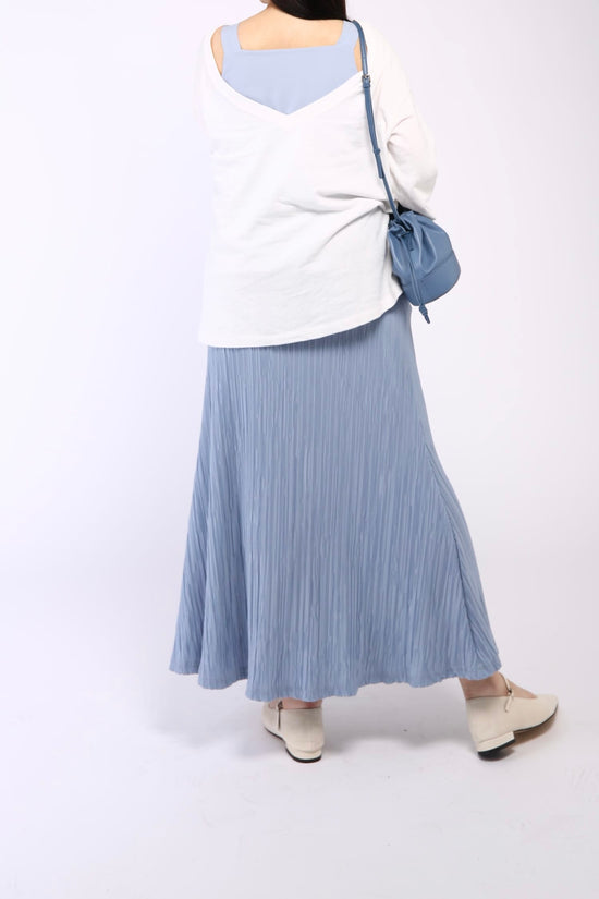 リブマーメイドスカート
