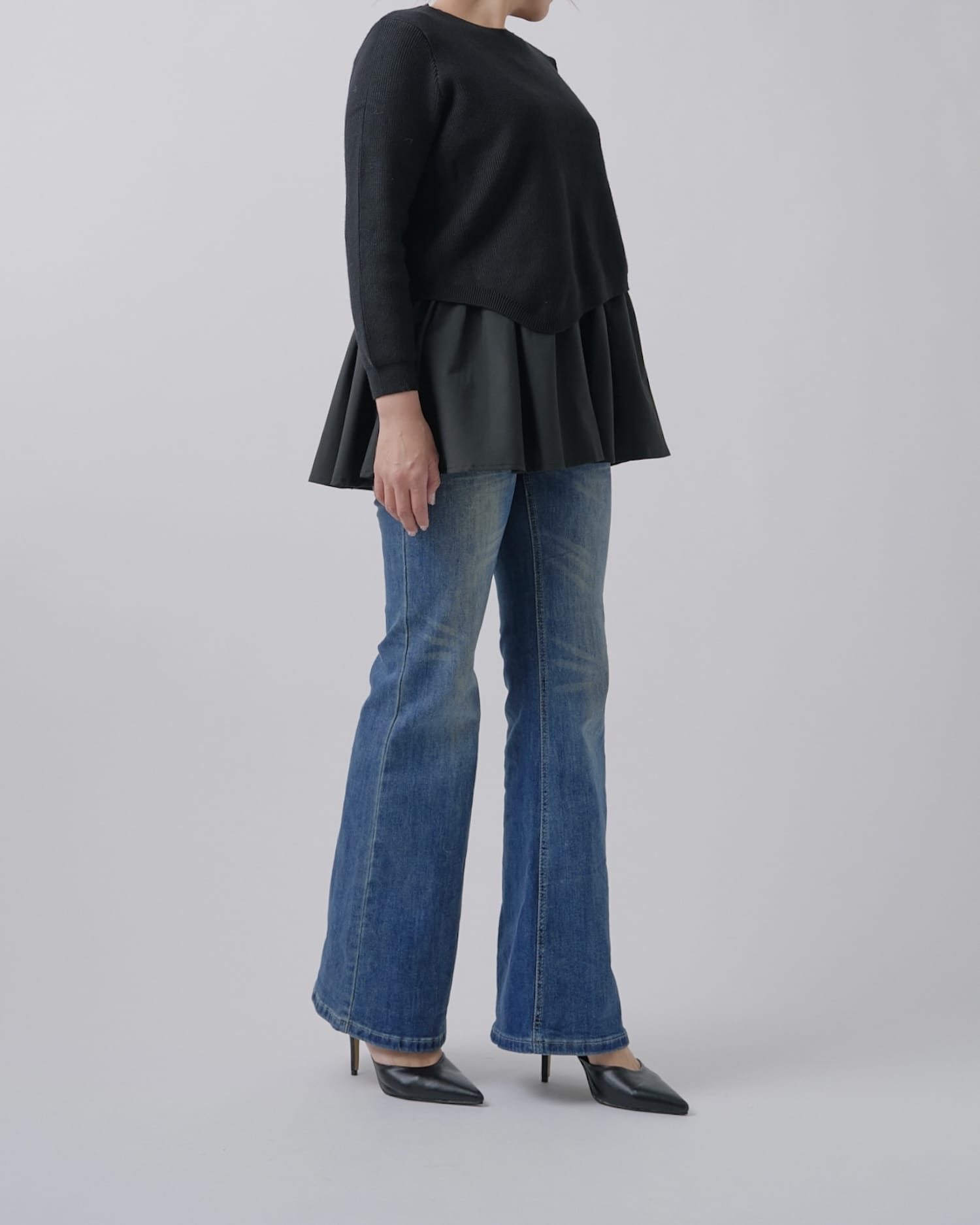 ヒゲウォッシュドデニム