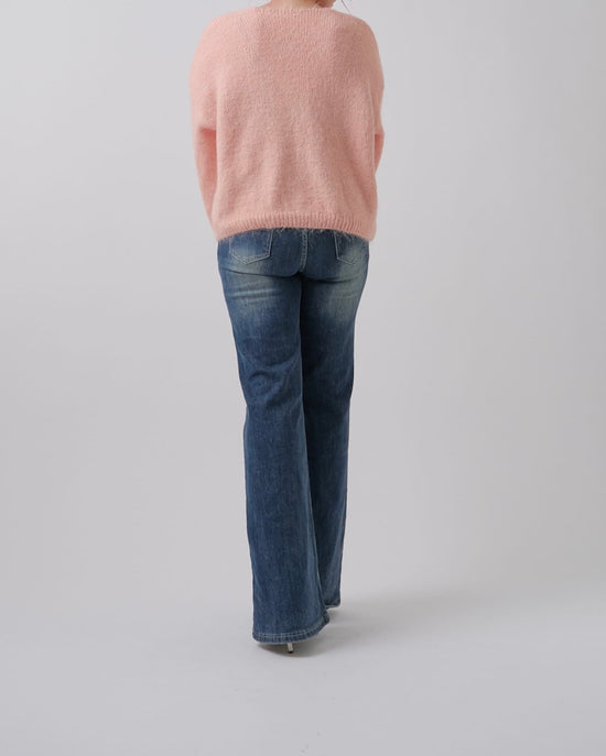 ヒゲウォッシュドデニム