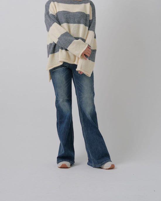 ヒゲウォッシュドデニム