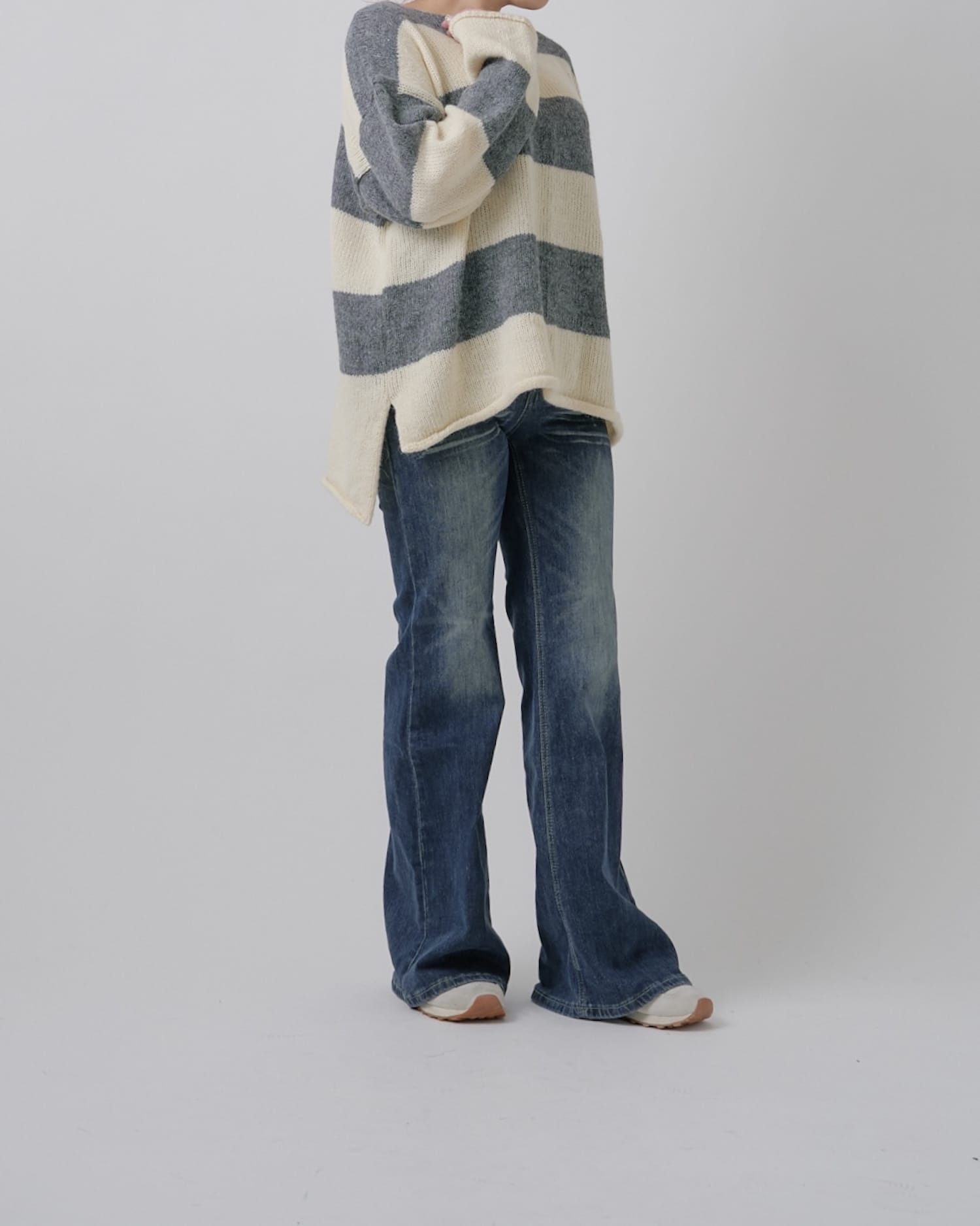 ヒゲウォッシュドデニム