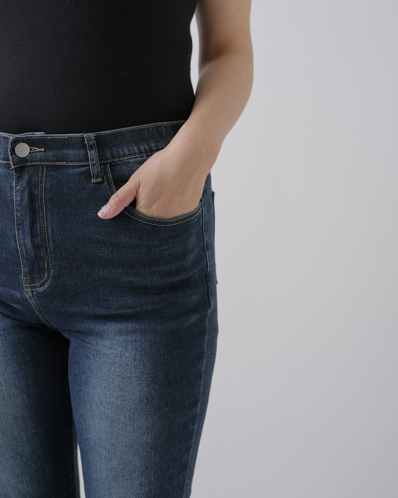 美シルエット】インディゴフレアデニム – O.W