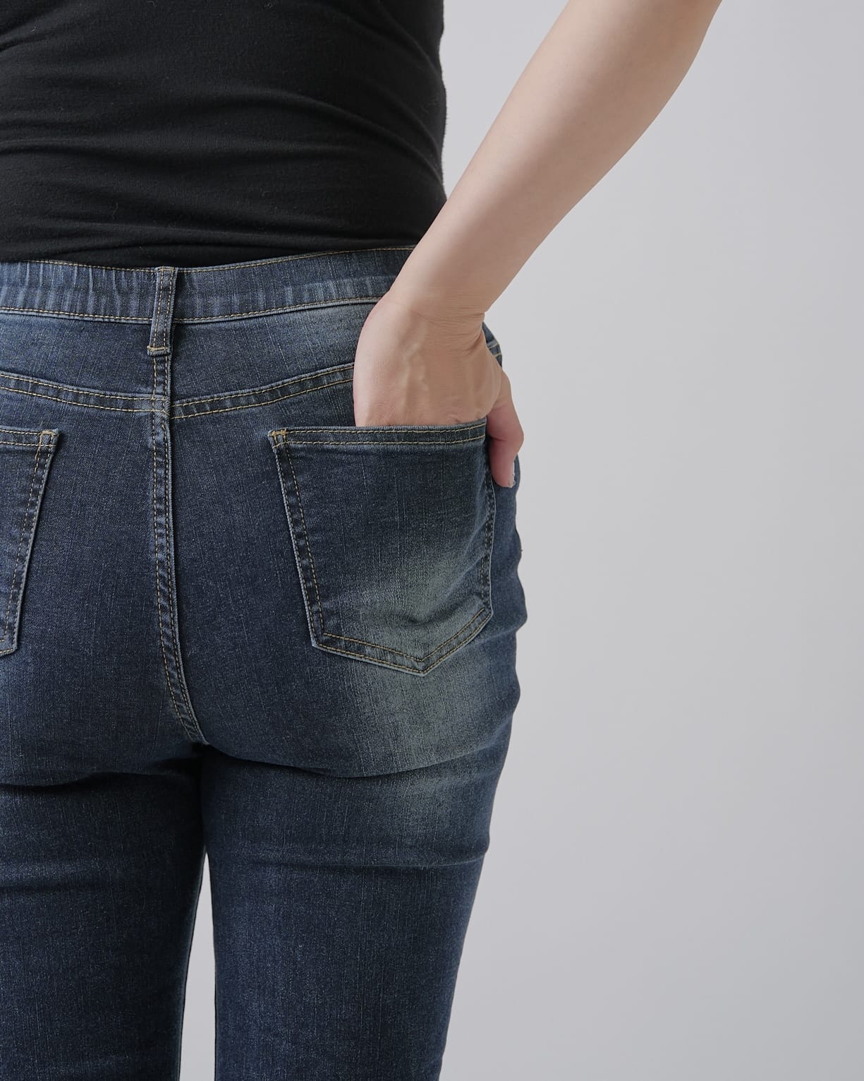 【美シルエット】インディゴフレアデニム