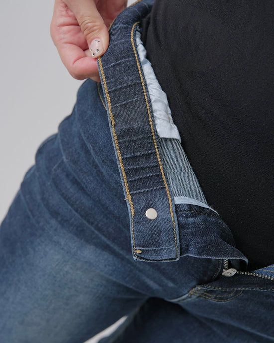 【美シルエット】インディゴフレアデニム