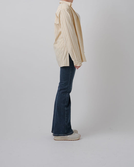 【美シルエット】インディゴフレアデニム