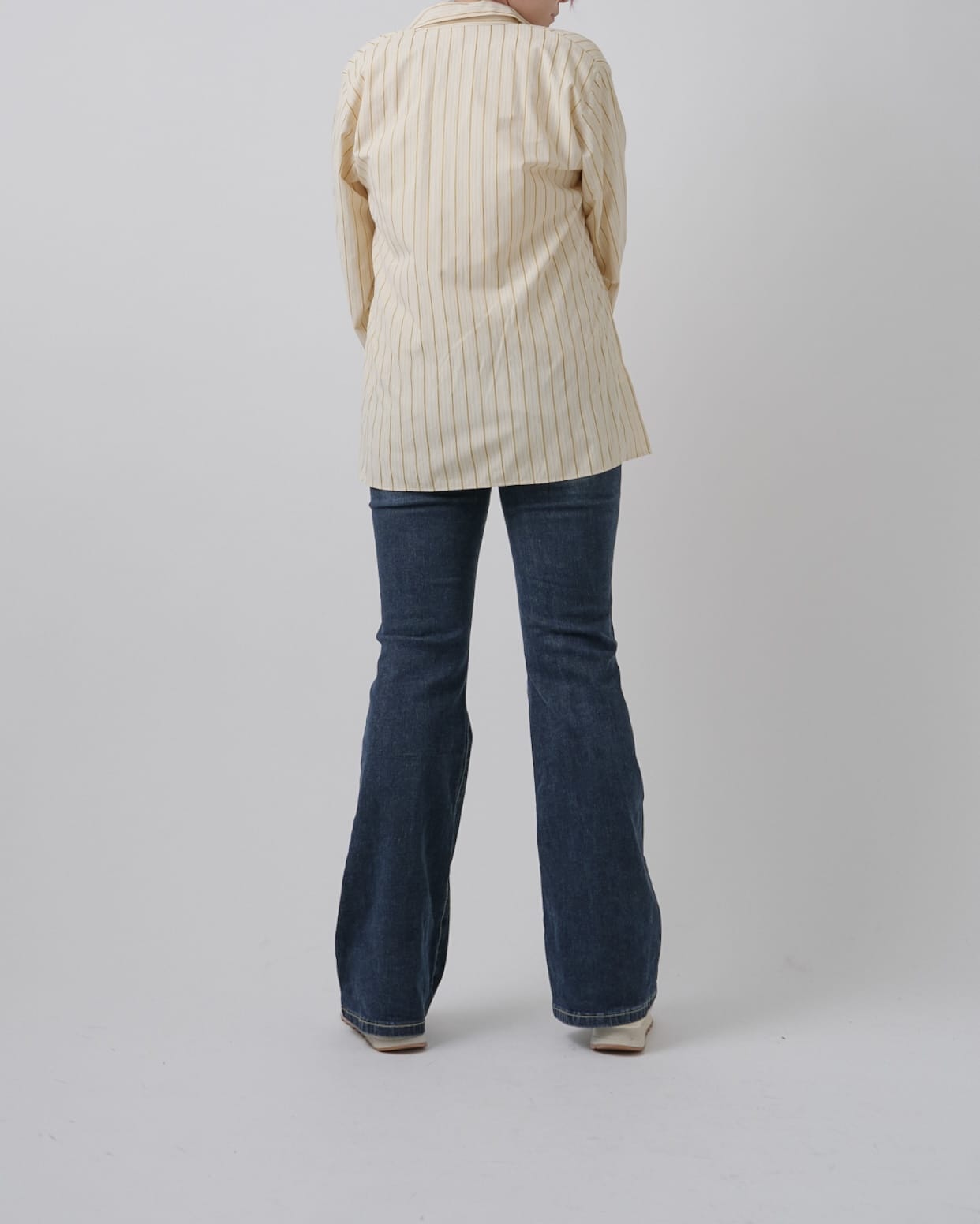 【美シルエット】インディゴフレアデニム