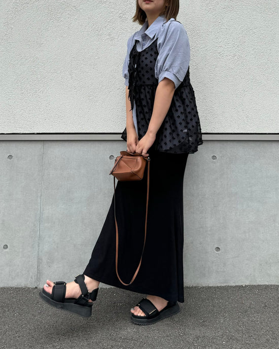 小花刺繍シアービスチェ
