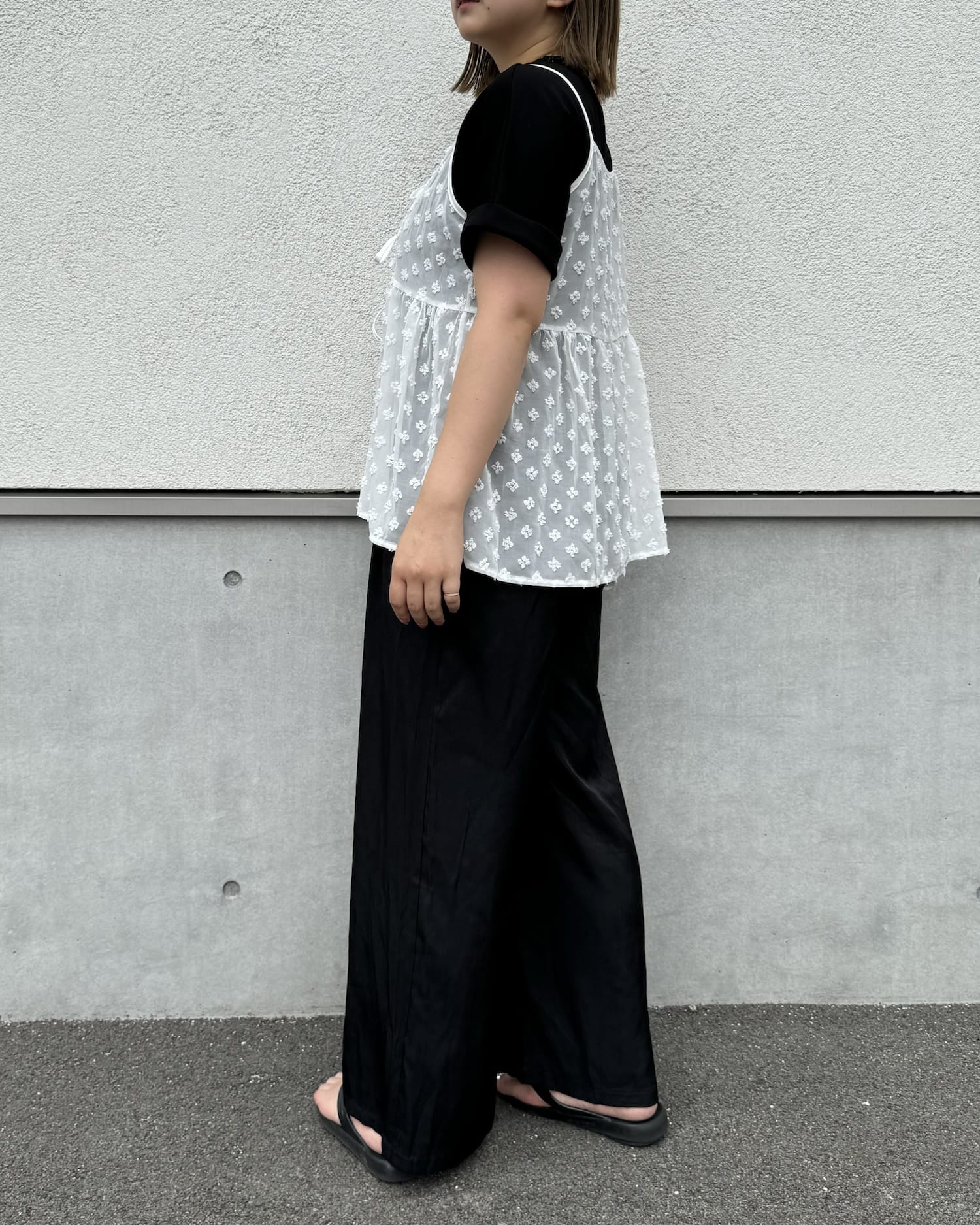 小花刺繍シアービスチェ