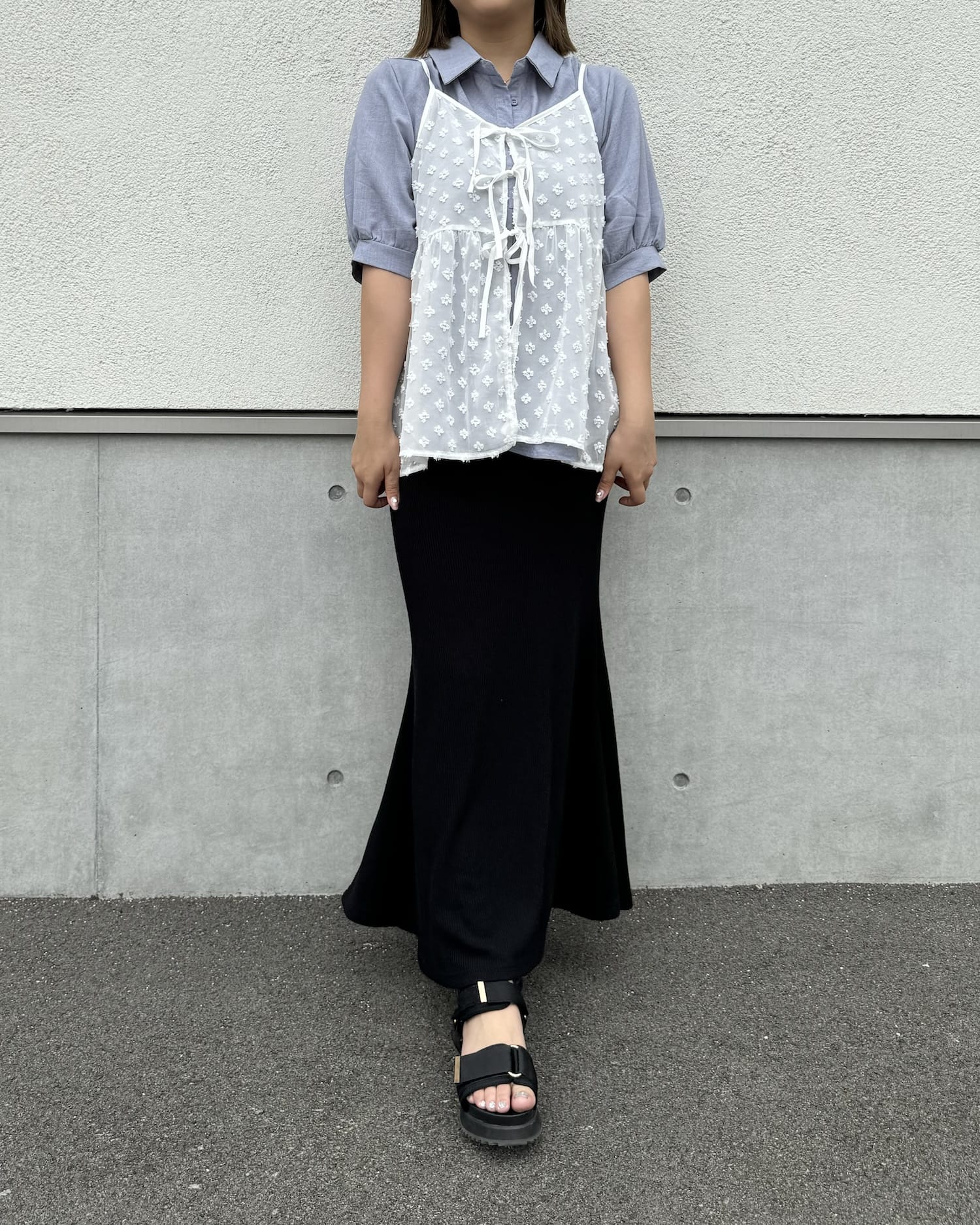 小花刺繍シアービスチェ