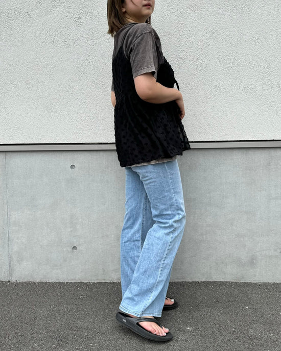 小花刺繍シアービスチェ