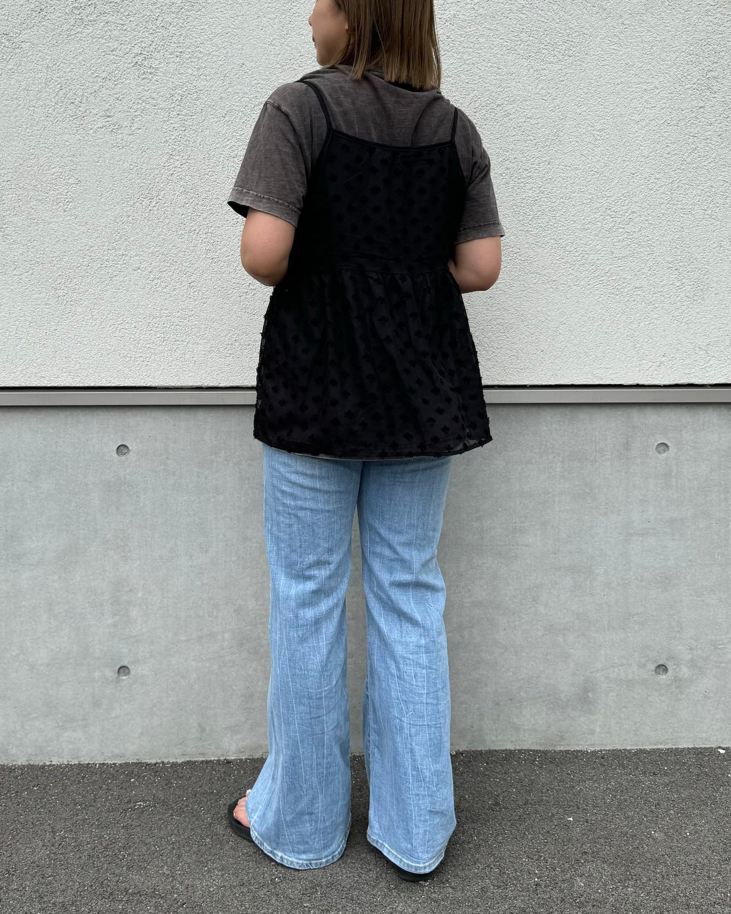 小花刺繍シアービスチェ