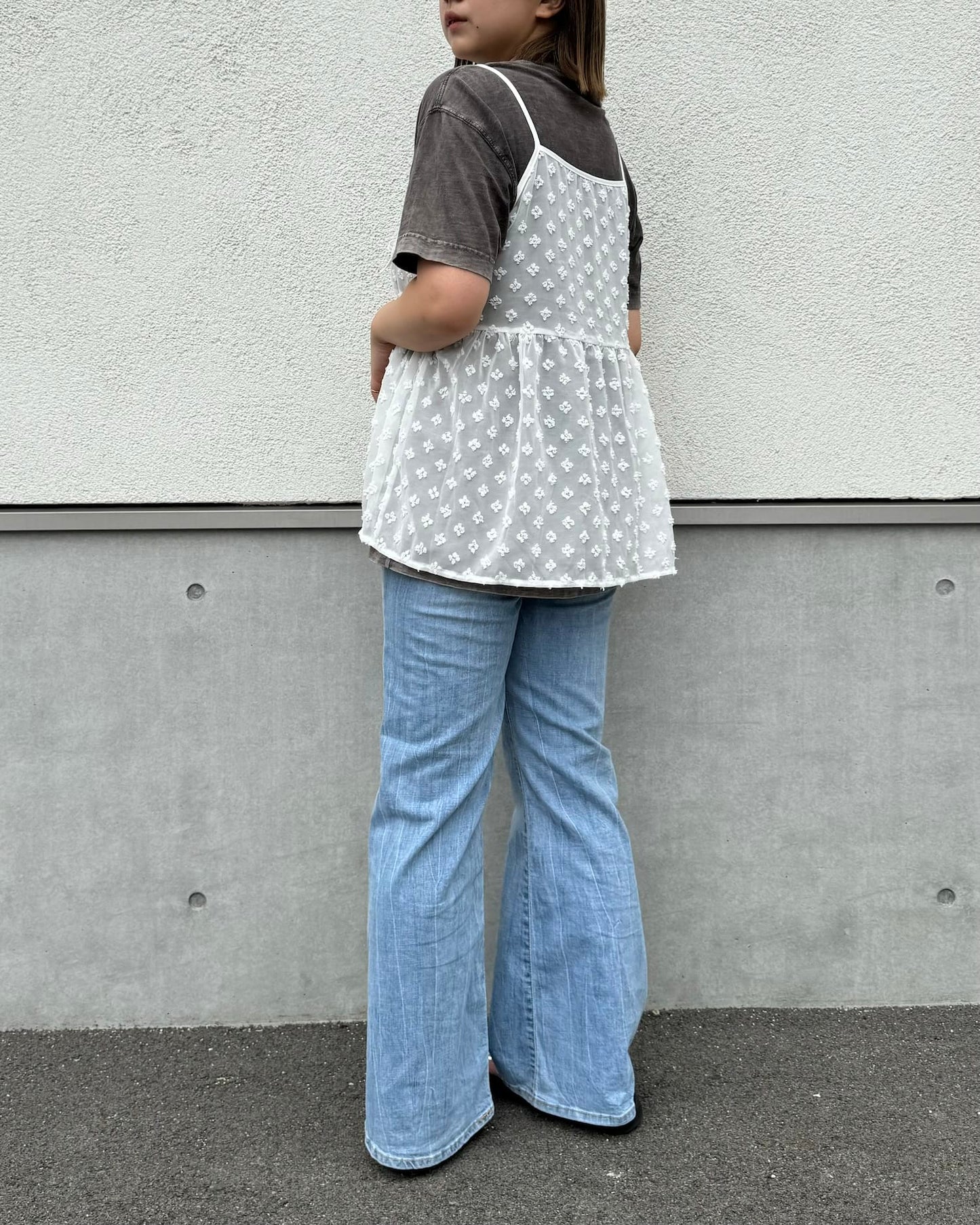 小花刺繍シアービスチェ