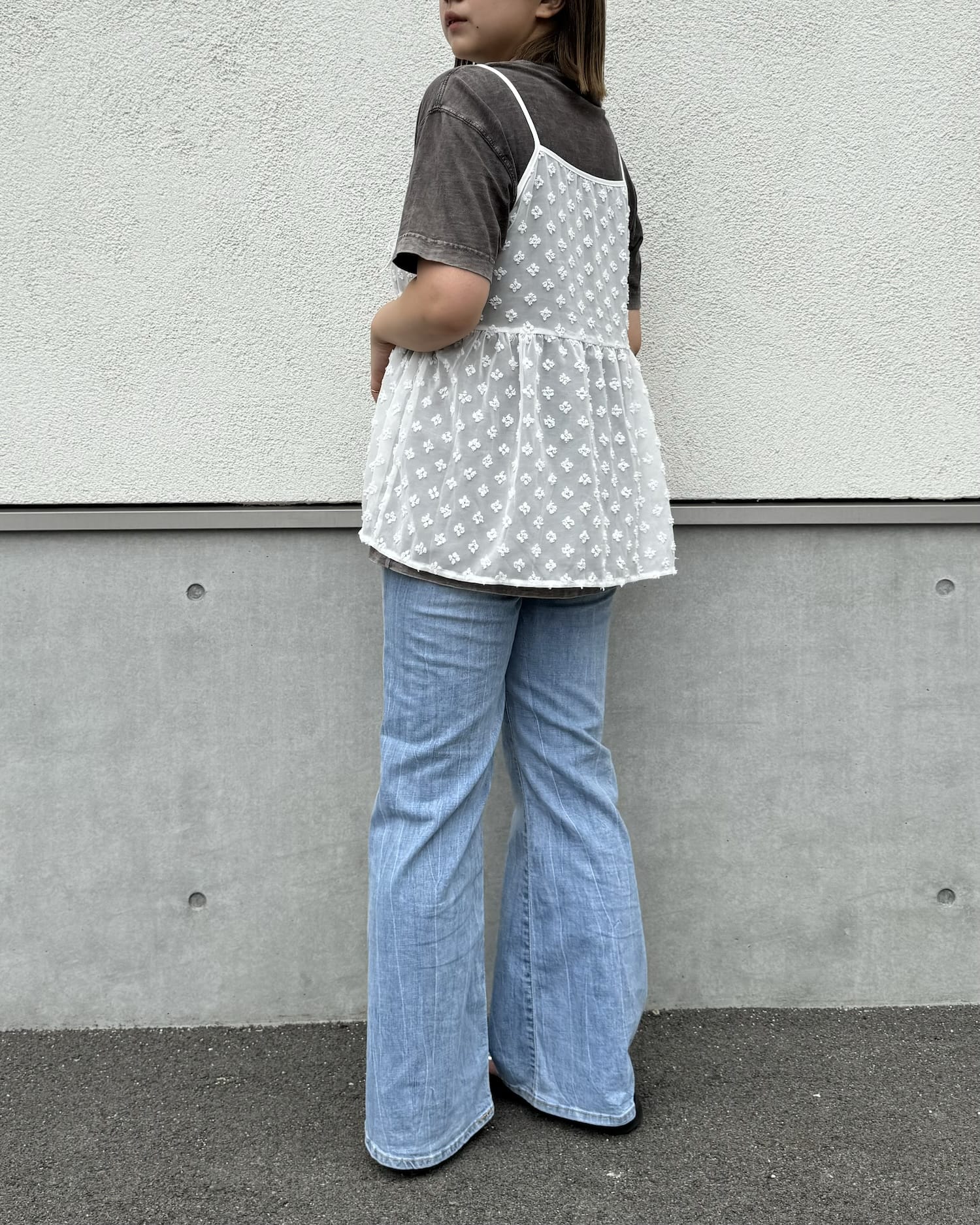 小花刺繍シアービスチェ