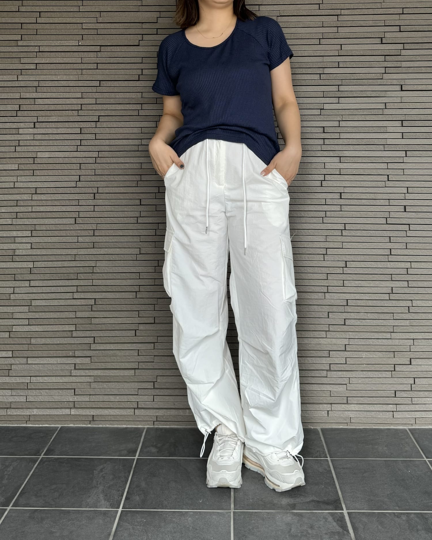 ドロストシャーリングカーゴパンツ
