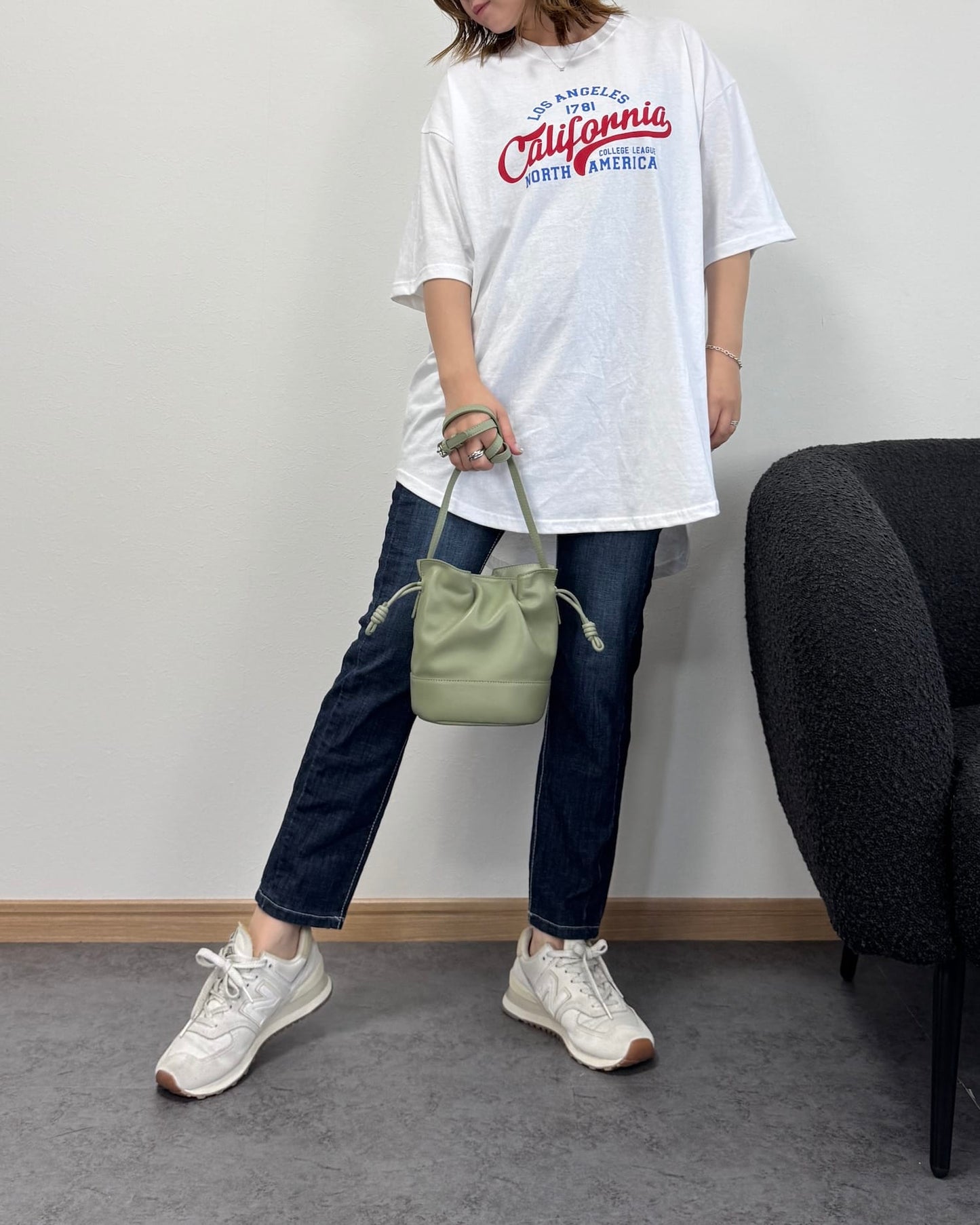【6/18までのセール価格】クロップドストレート生デニム