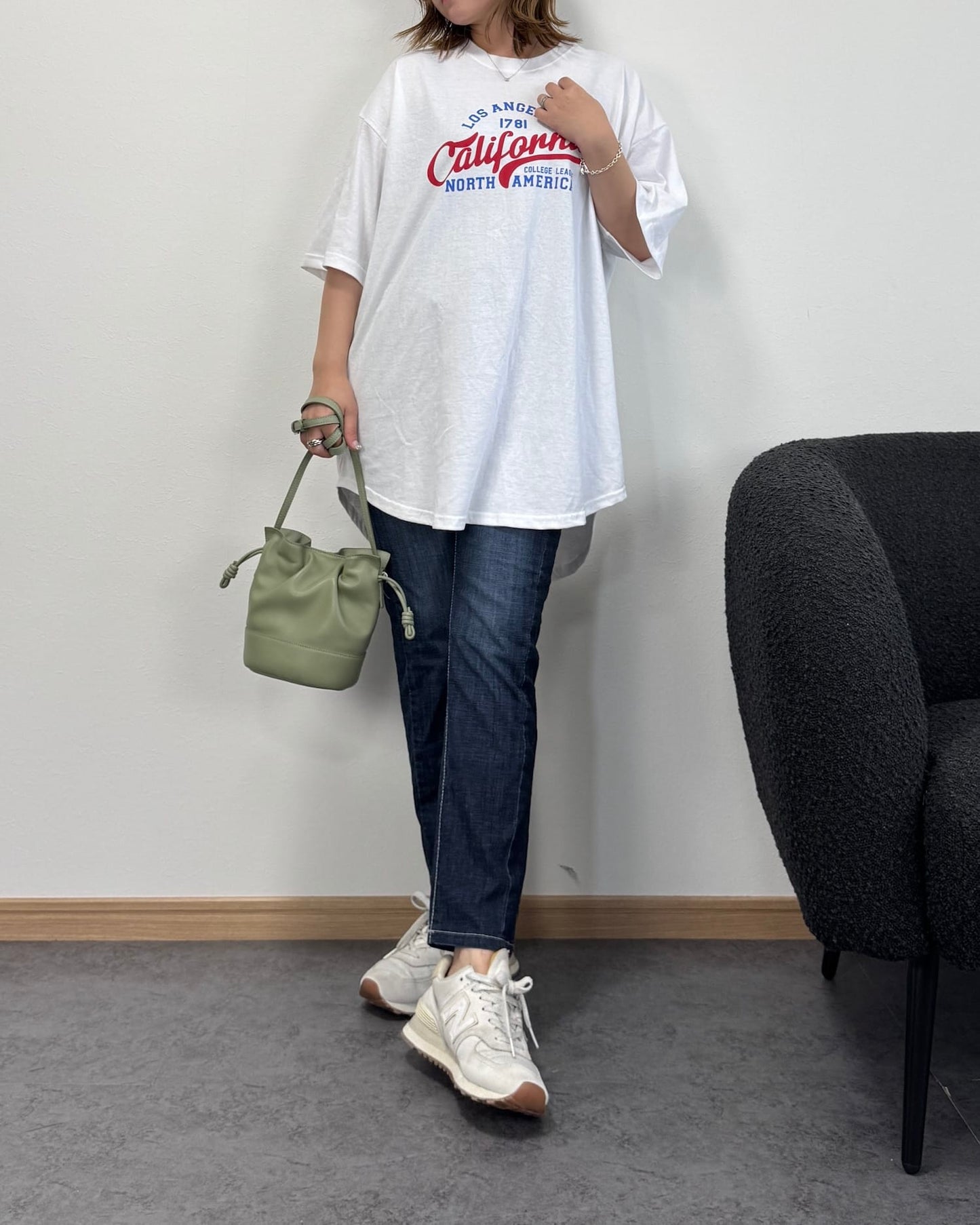 【6/18までのセール価格】クロップドストレート生デニム