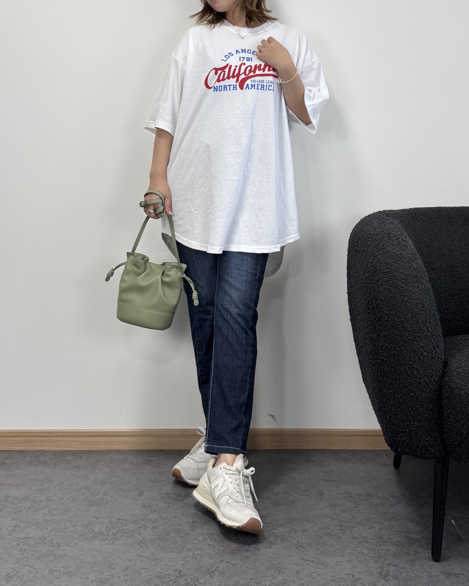 【6/18までのセール価格】クロップドストレート生デニム