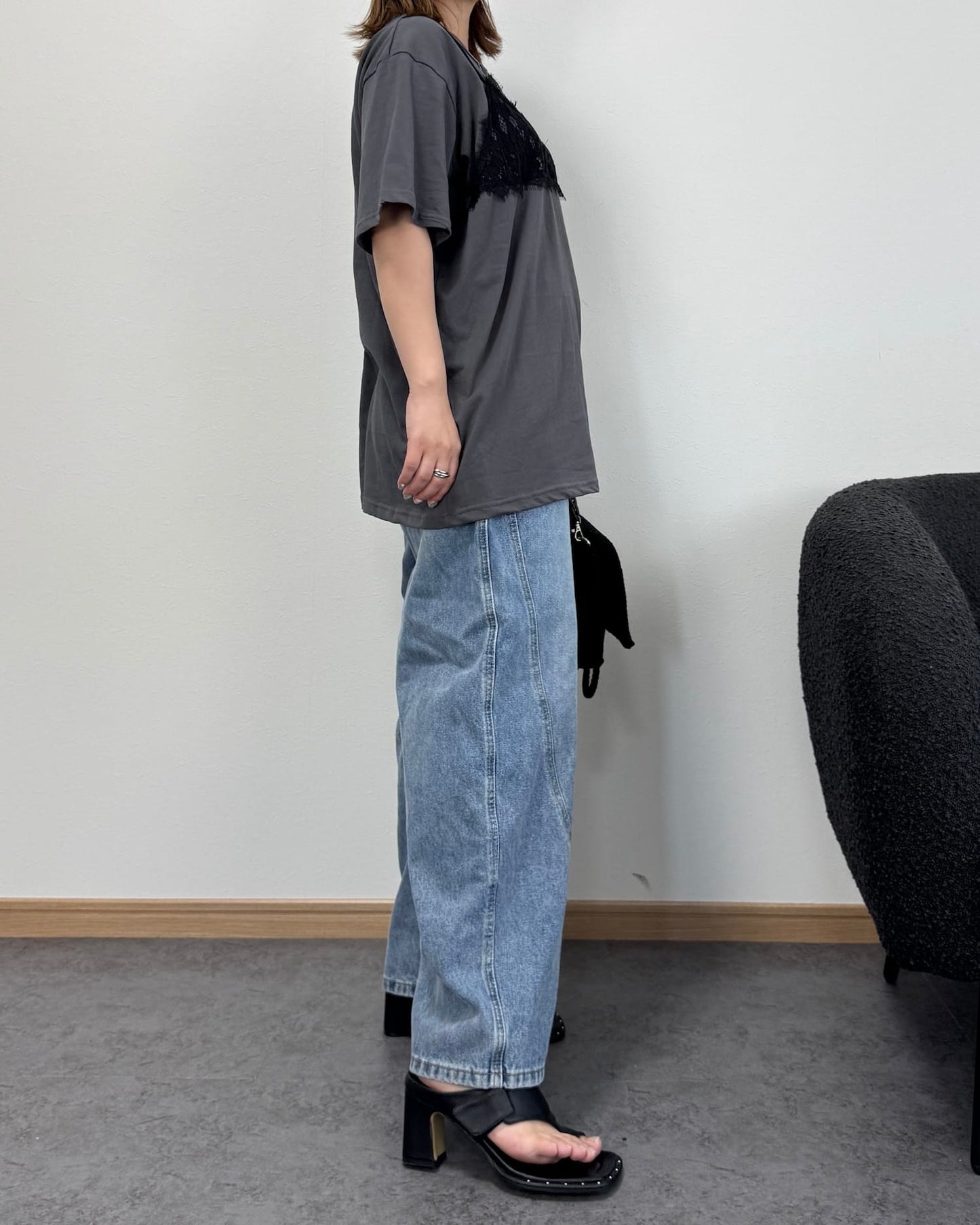 【6/18までのセール価格】レースビスチェドッキングオーバーTシャツ