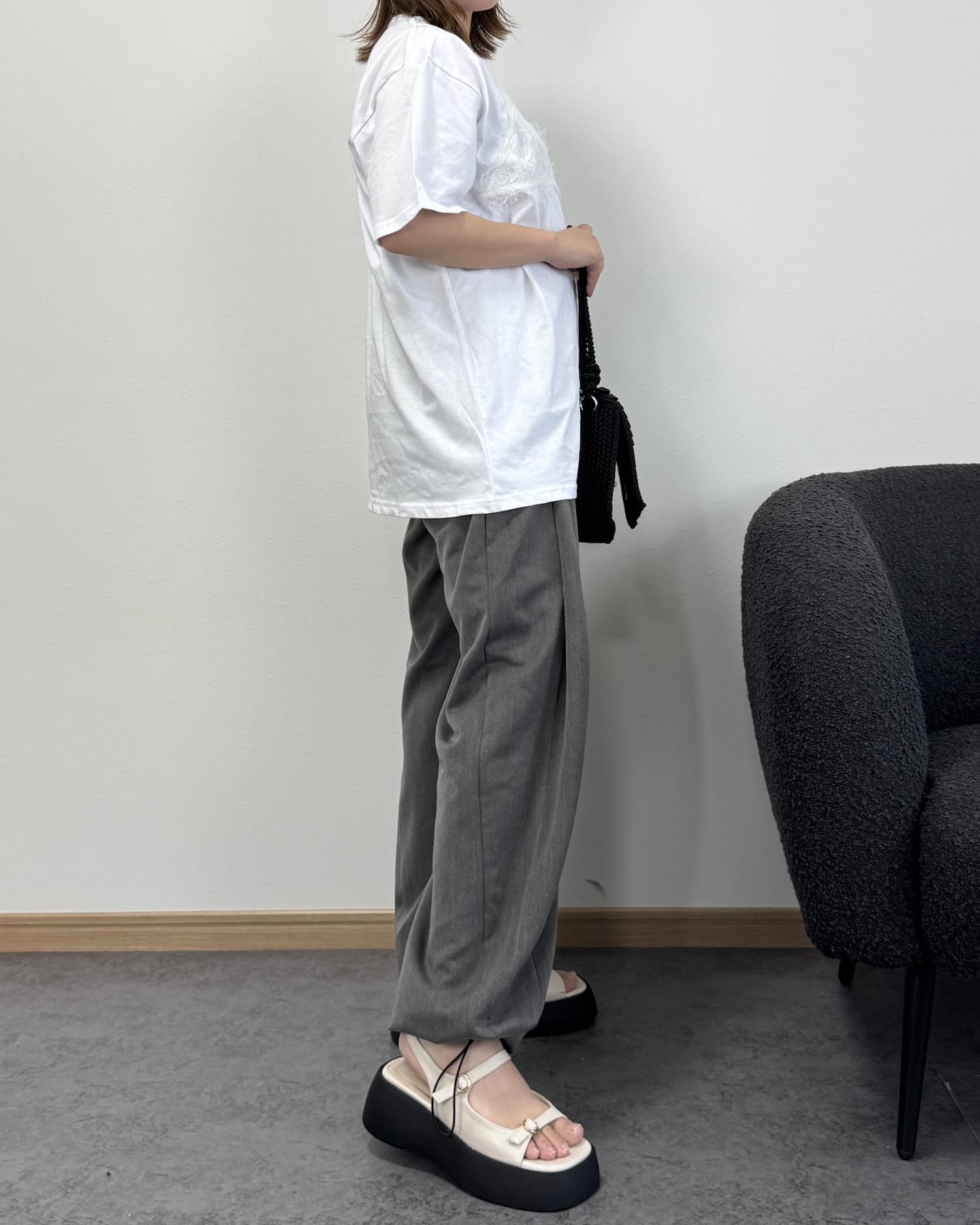 【6/18までのセール価格】レースビスチェドッキングオーバーTシャツ