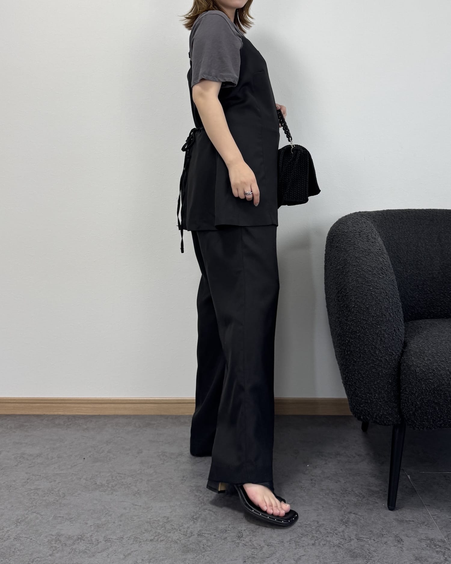【6/25までのセール価格】ロングビスチェセットアップ